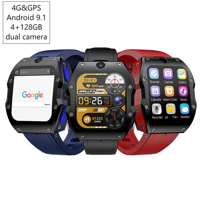 Watch Smartwatch - Smartwatch 4G Android 4+128GB GPS Podwójny