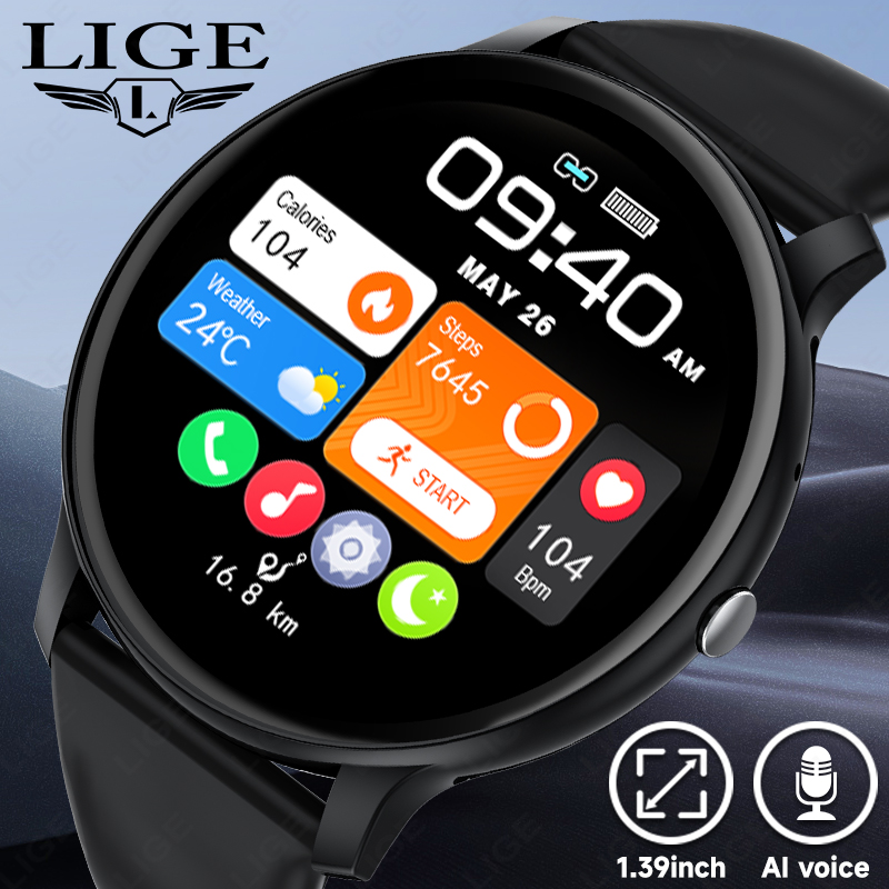 Smartwatch Latest Watches For Men - LIGE Bluetooth Call Kobiety Inteligentny zegarek