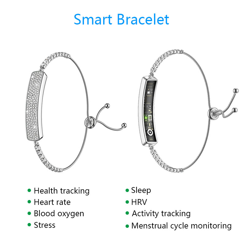 Couple Watches Smartwatch - Inteligentna bransoletka damska z pomiarem tętna,