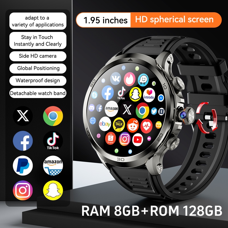 Heart Rate Gps Watch - Oryginalny inteligentny zegarek H19 Android 10.0