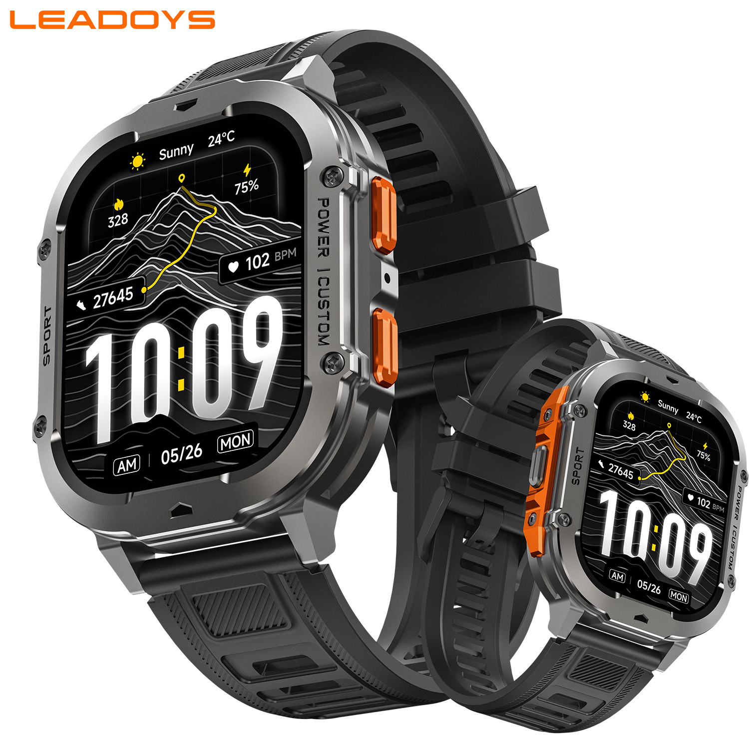 Watch X7 - Nowość! Wytrzymały smartwatch LEADOYS X7 dla