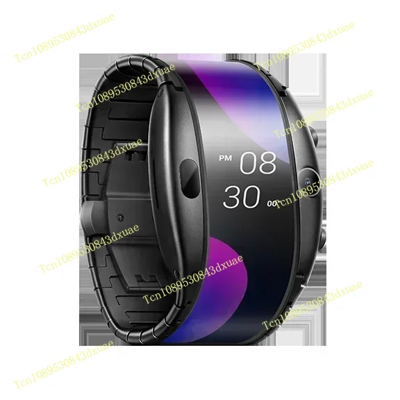 Heart Rate Gps Watch - Smartwatch Bluetooth Alpha z elastycznym wyświetlaczem,