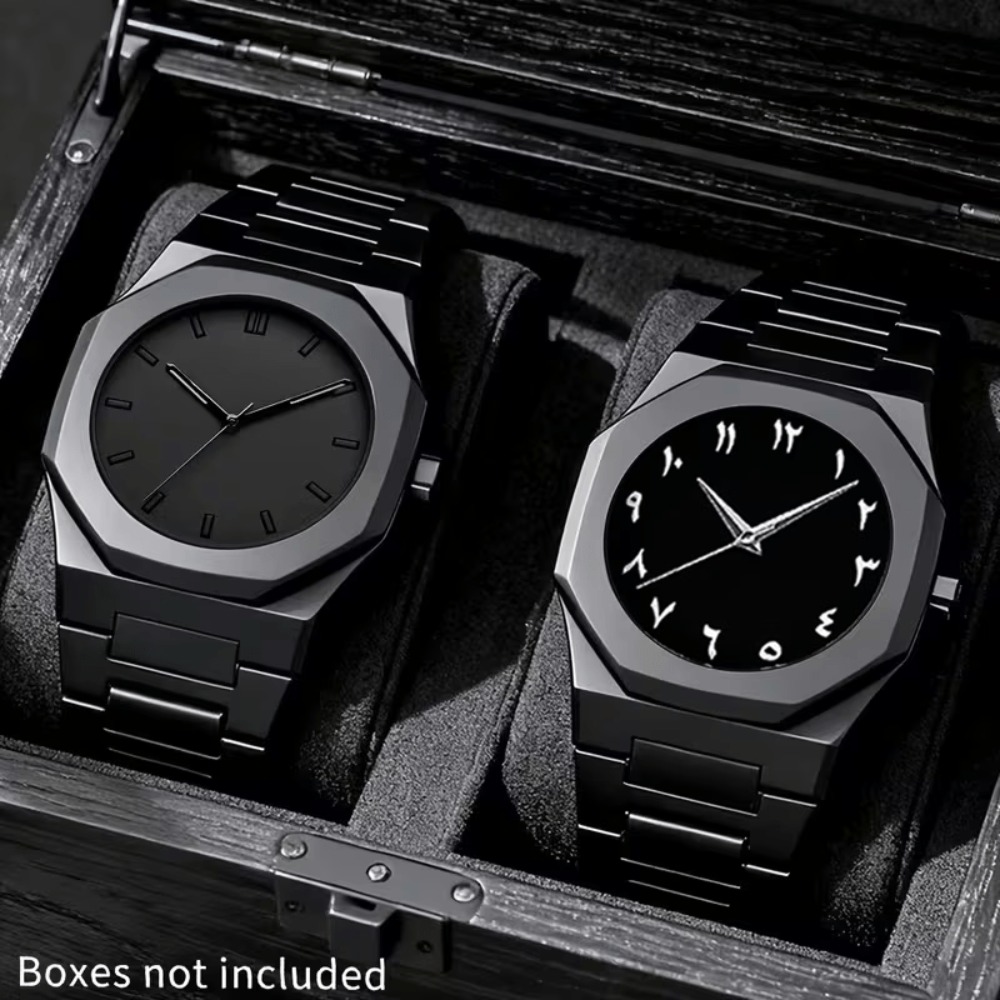 Smartwatch Watches Birthday Gift For Men - 2 sztuki zegarków, modne zegarki kwarcowe