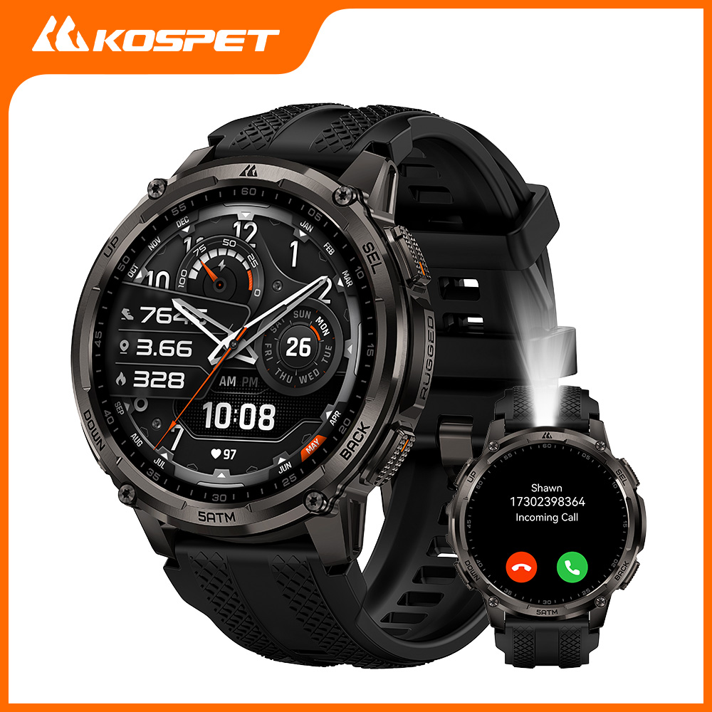 Smartwatch Health Watches For Men - KOSPET TANK T4C Smartwatch Męski, wytrzymały