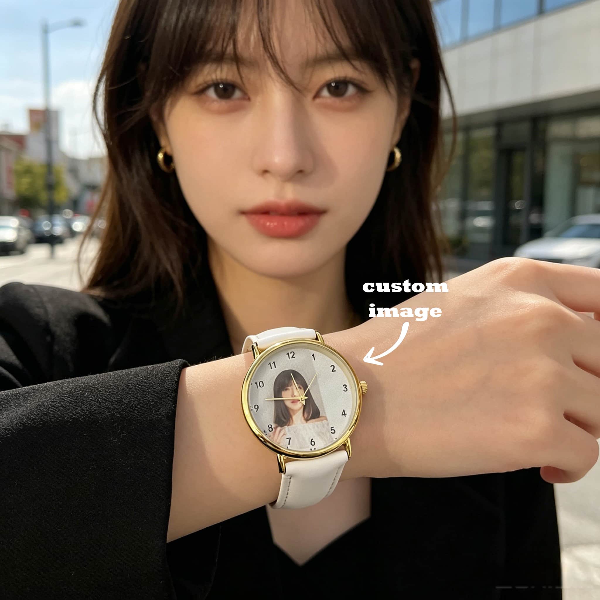 Ladies Fashion Watch - Spersonalizowany zegarek damski ze zdjęciem i