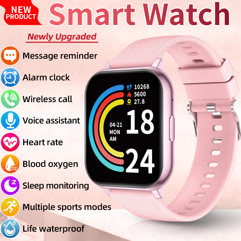 Smartwatch Watches Birthday Gift For Men - Smartwatch LIGE Męski Damski Zegarek na