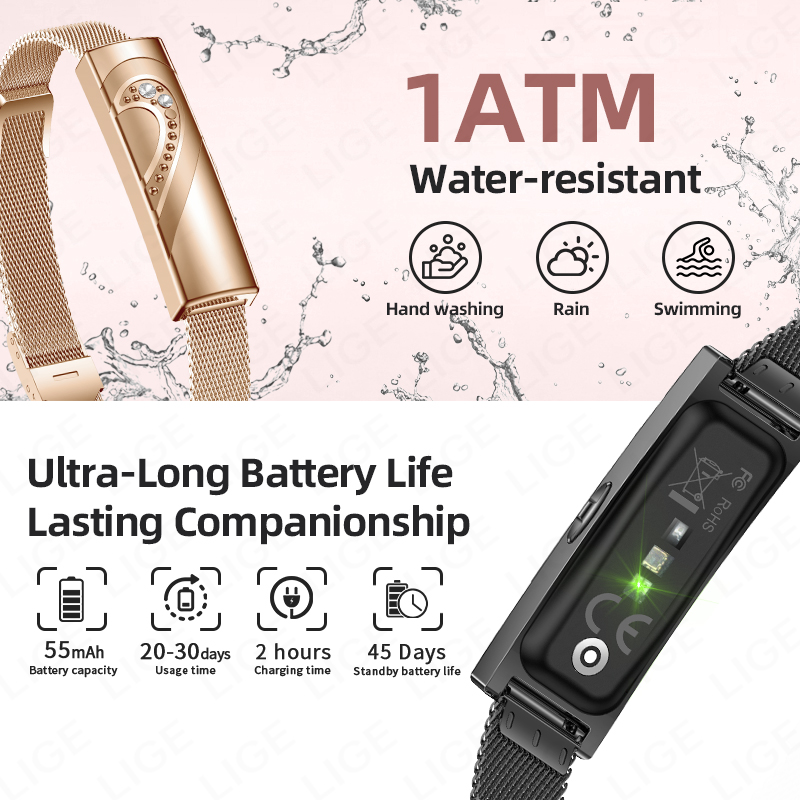 Inteligentna bransoletka LIGE  – Couple Watches Smartwatch recenzja i cena