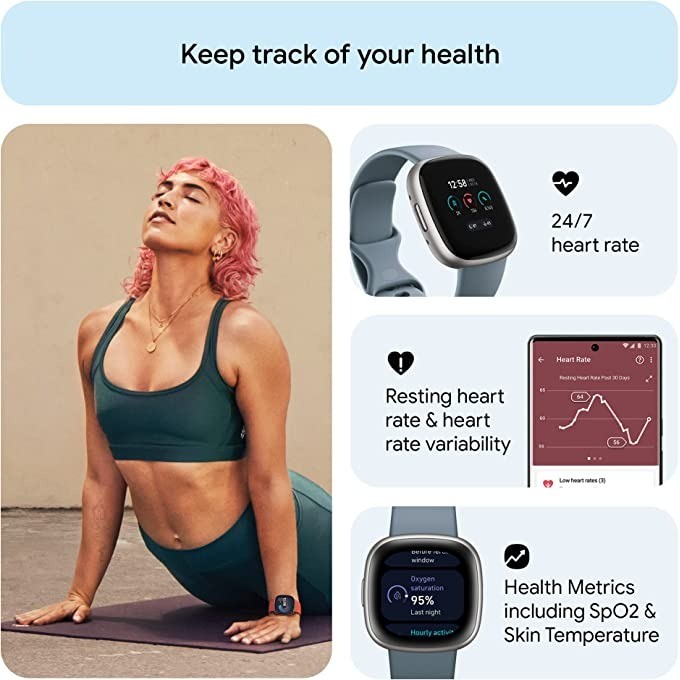 Inteligentny zegarek Fitbit Ve – Heart Rate Gps Watch recenzja i cena