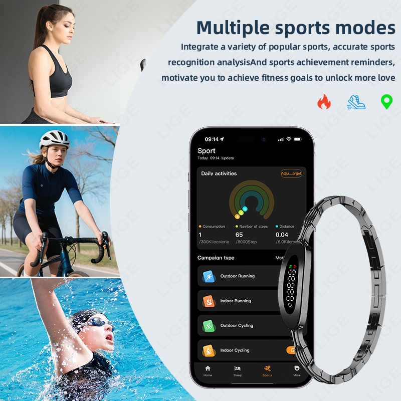 Inteligentna bransoletka LIGE  – Couple Watches Smartwatch recenzja i cena