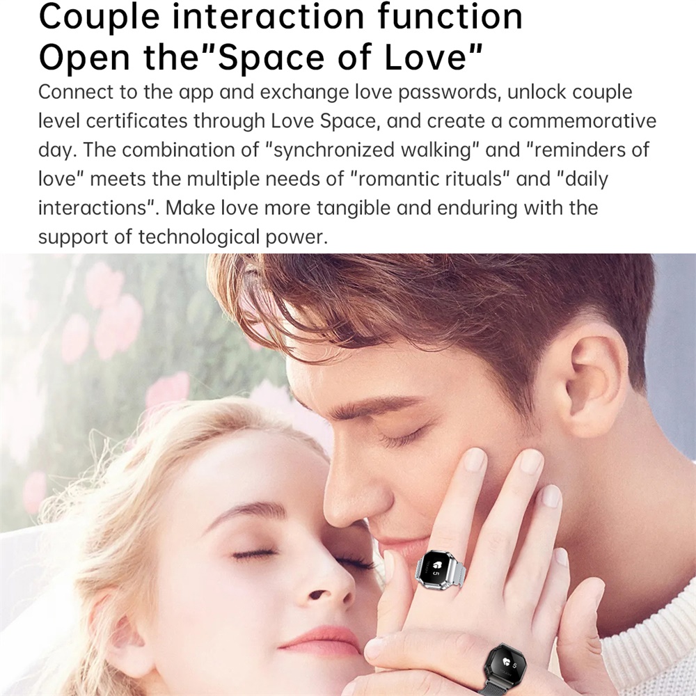 Inteligentny pierścień z ekran – Couple Watches Smartwatch recenzja i cena