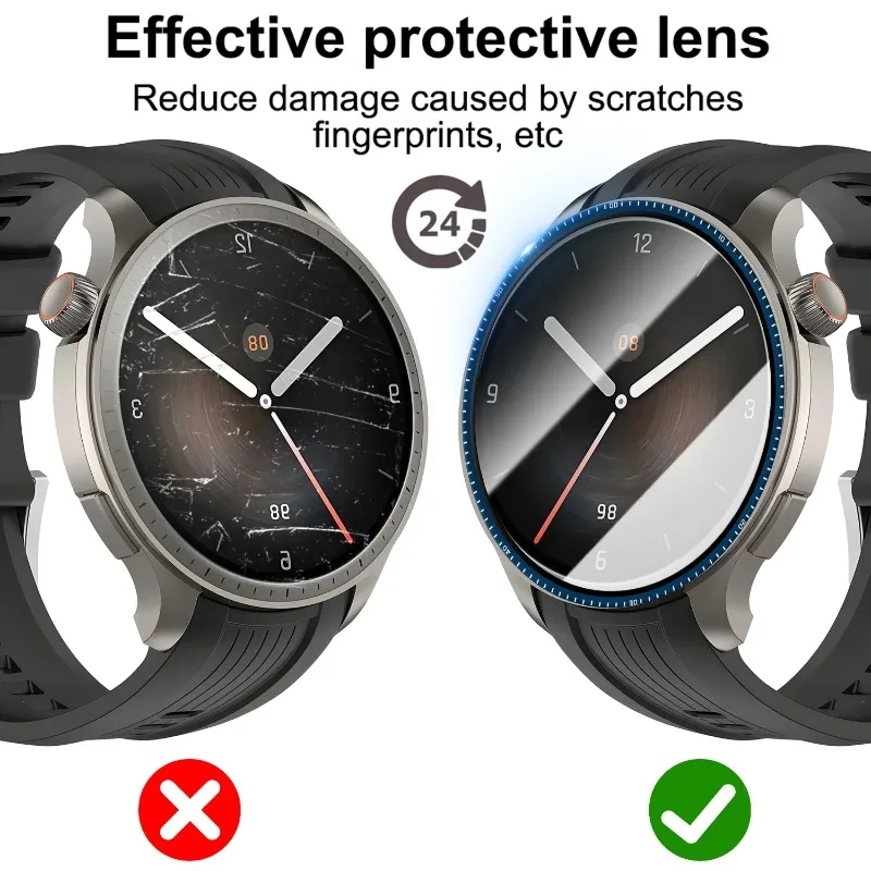 Pełne zakrzywione ochronne fol – Smartwatch Watches Amazfit recenzja i cena