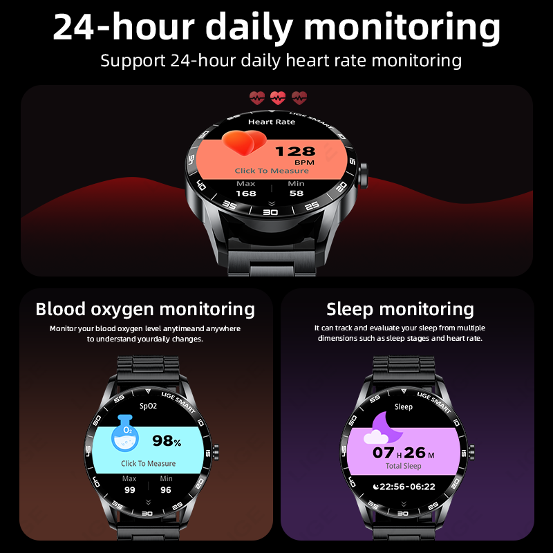 LIGE Nowy Smartwatch Męski Poł – Smartwatch Watches Birthday Gift For Men recenzja i cena