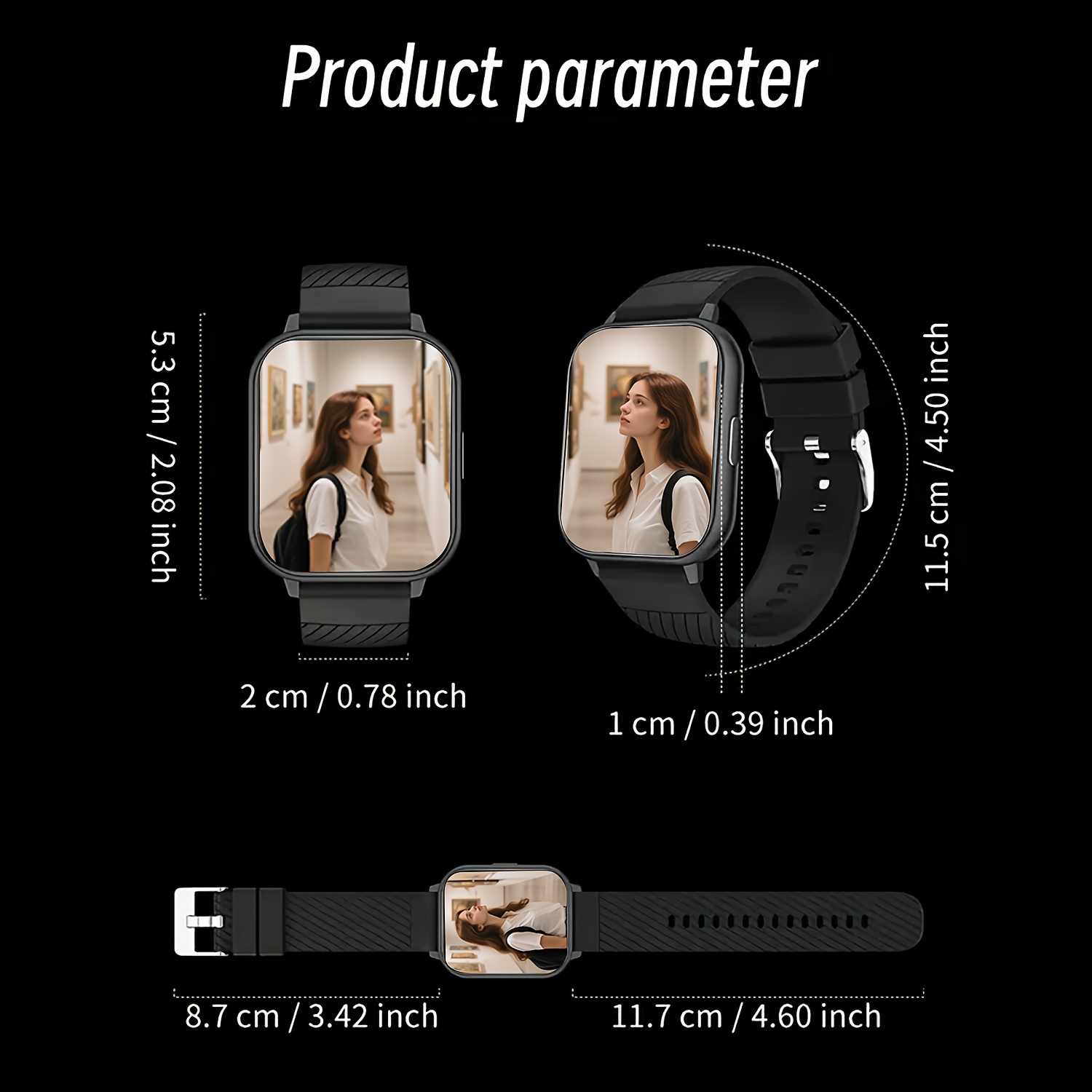 Inteligentny zegarek sportowy, – Smartwatch Watches Birthday Gift For Men recenzja i cena