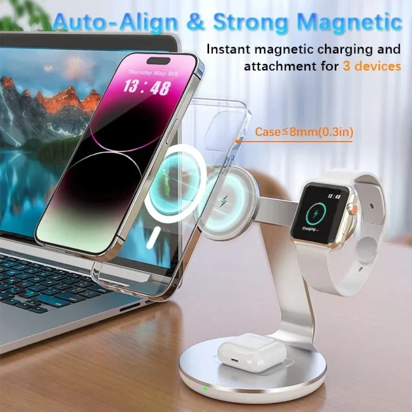 Stacja ładująca 3 w 1 z bezprz – Smartwatch Apple Watch recenzja i cena