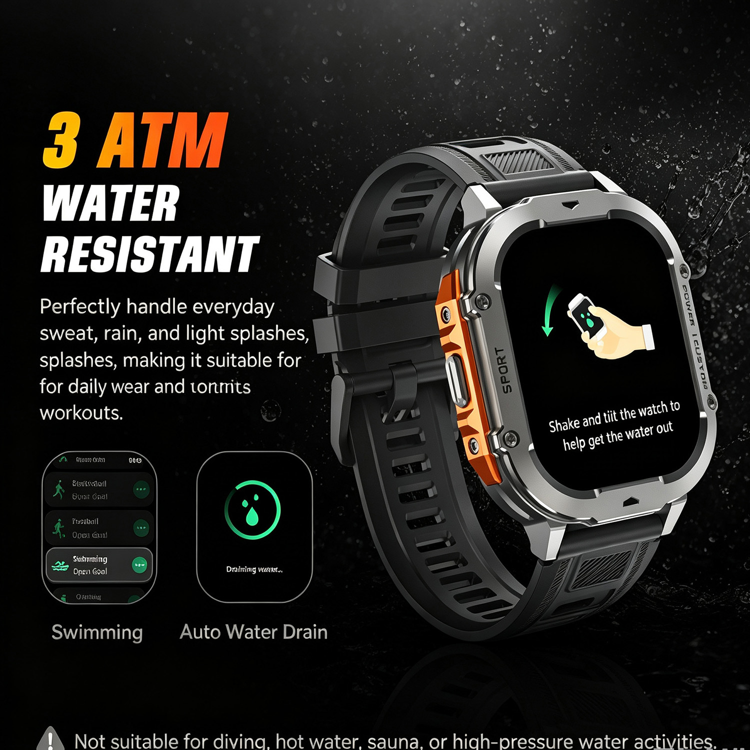LEADOYS X7 Zegarek Smartwatch  – Watch X7 recenzja i cena