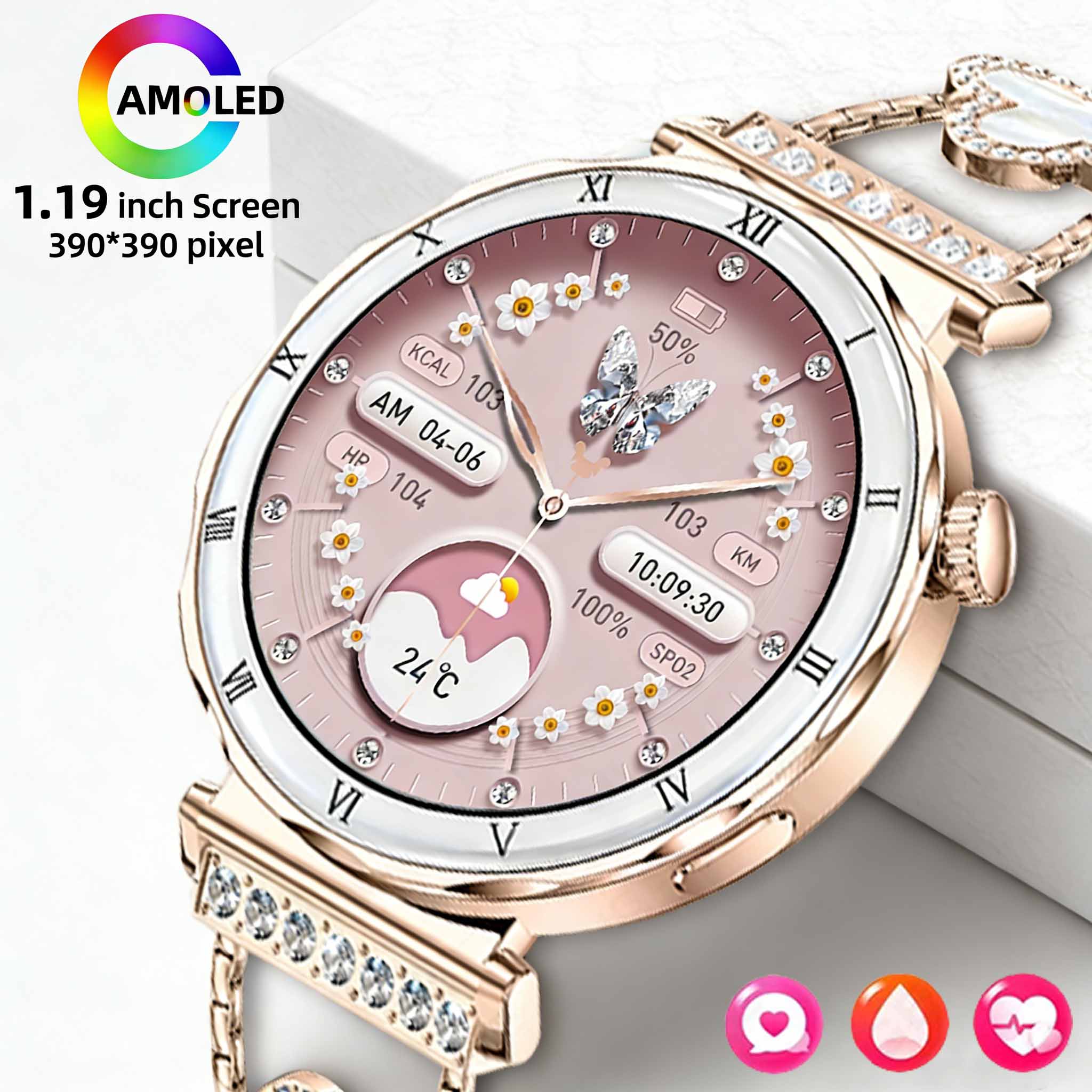 LIGE Damski Smartwatch 1.19