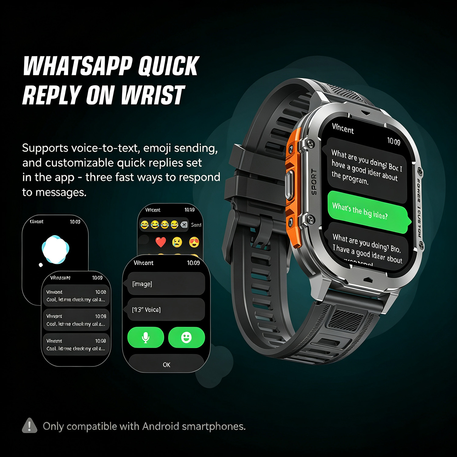 Smartwatch męski LEADOYS X7, w – Watch X7 recenzja i cena