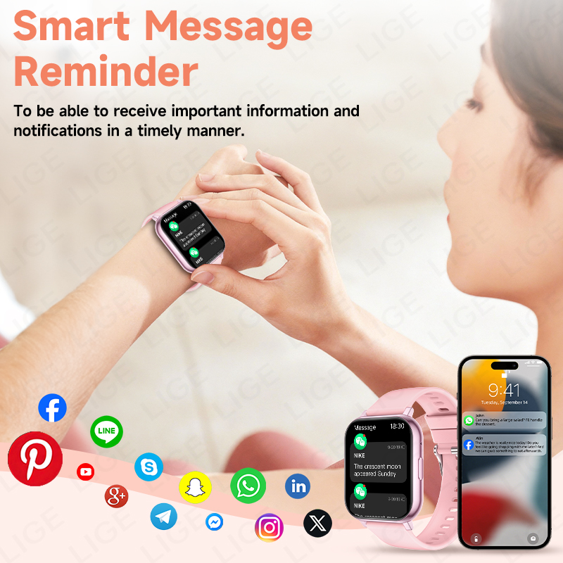 Smartwatch LIGE Męski Damski Z – Smartwatch Watches Birthday Gift For Men recenzja i cena