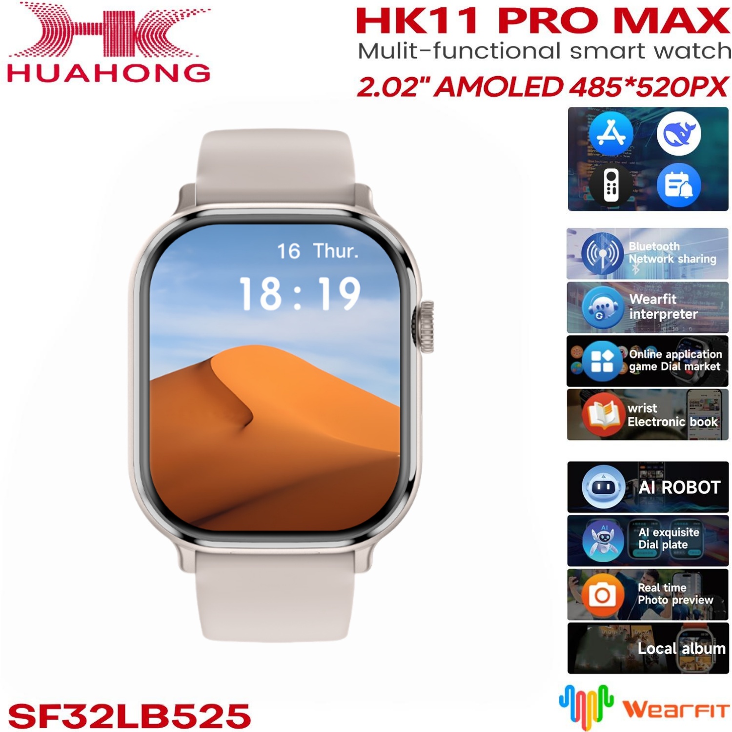Smartwatch HK11 Pro MAX AMOLED – Heart Rate Gps Watch recenzja i cena